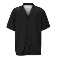 Muška majica Ljetna odjeća Muška ručna čvrsta mekana tkanina kratka rukava Jednostavna majica Havajska majica za muškarce