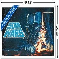 Star Wars: nova nada - horizontalni zidni poster banera, 22.375 34 uramljeno