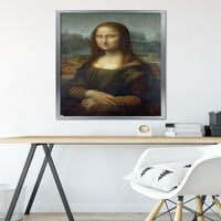 Mona Lisa Leonardo da Vinci Zidni poster, 22.375 34 uokviren