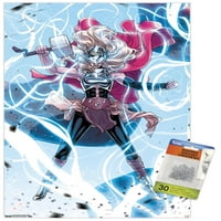 Marvel Comics - Thor - Moćni Thor zidni poster sa pućim, 14.725 22.375