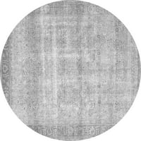 Ahgly Company Zatvoreni kvadrat Perzijski sivi tradicionalni prostirci područja, 7 'kvadrat