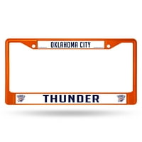OKLAHOMA City Thunder Metal Recromber Frame - Narančasta