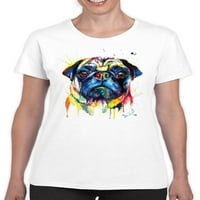 Pastell šarena Mops majica za žene-najbolji dizajn za radni dan, ženski XX-veliki