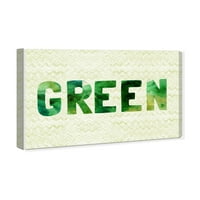 Wynwood Studio tipografija i Citati Wall Art Canvas Prints 'Green' Citati i izreke-zelena , zelena