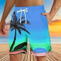 Baycosin plaže za plažu za muškarce proljeće i ljeto labavo Ležerne prilike čipke za čipke Print vanjski sportovi Pet hlača Hlače