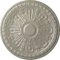 Ekena Millwork 18 od 1 4 p Raymond plafonski medaljon , ručno obojena biserno bijela