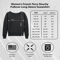Peanuts-Snoopy Sarcasm Society-ženska lagana Francuska frotir pulover