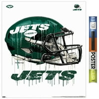 New York Jets - zidni poster kaciga, 22.375 34