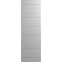 Ekena Millwork 12 W 29 H True Fit PVC horizontalna letvica modernog stila fiksne kapke za montiranje,