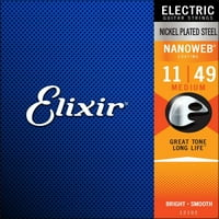 Elixir srednje nanoweb električne žice gitare