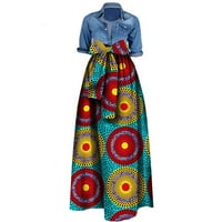 Bintarealwa afričke ženske suknje sa pojasom do gležnja WY1036