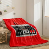 Gaming bacaj poklon za dječake Dječji dečji muškarci cool posteljina soba dekor igre flanel pokrivače