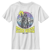 Dječački Ratovi zvijezda: Nova nada grafička majica carstva zla bijela velika