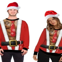 Božićna odjeća za odrasle za božićnu sportsku odjeću modne muške ženske kapuljače za odjeću za zabavu