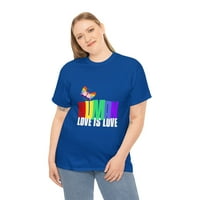 Ljudska košulja LGBTQ Pride duga Zastava lezbejka gej ponos saveznik Plus Veličina vrhova za žene