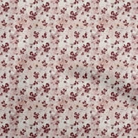 oneOone pamuk Poplin keper kestenjasta tkanina cvjetno i zelenilo materijal za prošivanje Print tkanina