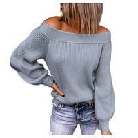 adviicd Cloud džemper ženski otvoreni prednji vafl pleteni kardigan džemper Dugi rukav labava Odjeća s džepovima Moda