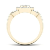 1 2ct TDW dijamantski prsten od žutog zlata od 10k