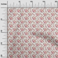 oneOone pamuk Kambrik bijela tkanina akvarel cvjetni Zanatski projekti Decor Fabric štampana od strane
