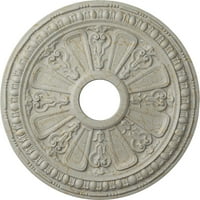 Ekena Millwork 1 8 od 5 8 ID 1 8 P raymond strop medaljon, ručno oslikana hrđa