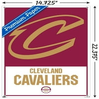Cleveland Cavaliers - Logo Zidni poster sa pushpinsom, 14.725 22.375