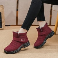 Zimske i baršunaste čizme za snijeg ženske kratke čizme toplo i debelo vodootporne ženske cipele