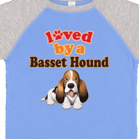 Inktastic Basset Hound pas Lover poklon poklon za malog dječaka ili malu djevojčicu majicu