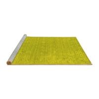Ahgly Stroj za upotrebu u zatvorenom kvadratnom kvadratu Sažetak žuti prostirke savremene površine, 6