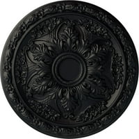 Ekena Millwork 20 od 5 8 P popisni stropni medaljon, ručno oslikano čelično sivo