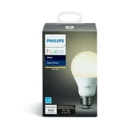 Bijela zemljana lampa za tablicu - s Philips Hue LED žarulja