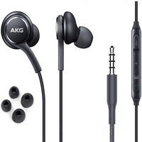 Inear Earbuds Stereo slušalice za Samsung Galaxy J Mini Prime Plus kabel - Dizajniran od AKG - sa gumbima za mikrofon i zapremine