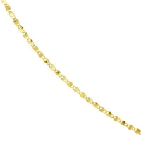 14k Žuto zlato Ženska ogrlica od 24 rezana valentino