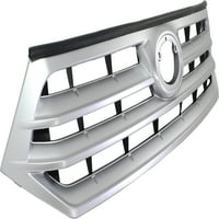 Montaža rešetke Kompatibilna sa 2011 - Toyota Highlander oslikana srebrna školjka i umetanje