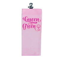 Kraljica zelenog vrućeg ružičastih vinila na laganom ručniku 16 22 tri-savirni ručnik od poliestera za