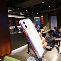 Toyella šarena ravna ivica dvobojna elektroplata silikonskih telefonskih slučajeva Royal iPhone12Pro