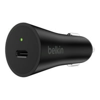 Belkin USB-C auto punjač s kablom za USB-C pametne telefone, crna