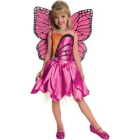 Rubie's Barbie Mariposa Deluxe Girl Halloween Fanchine-haljina kostim za Toddler, 3T-4T