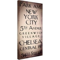 Zaštitni znak Fine Art New York City I Canvas Art by Bool Pekara