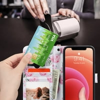 Torbica novčanika za iPhone pro max, kožni flip folio kickstand futrola za telefon sa držačem kartice