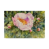 Zaštitni znak Likovna umjetnost 'Cvijeće ružičastog božura' umjetnost art Annelein Beukenkamp