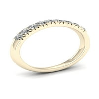 Carat T. W. Diamond 14kt vjenčani prsten od žutog zlata