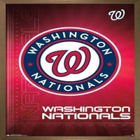 Washington Nationals - Logo Zidni poster sa push igle, 22.375 34