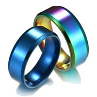 Prsten Unise ogledalo od nerđajućeg čelika lagani prsten za vjenčanje