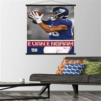 New York Giants-Evan Engram zidni Poster sa magnetnim okvirom, 22.375 34