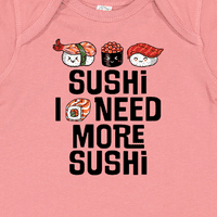 Inktastic Funny Sushi Lover poklon za dječaka ili djevojčicu bodi