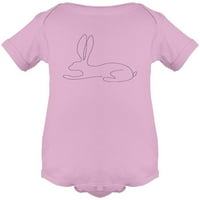 Bodi za crtanje linije Easter Bunny Infant-slika Shutterstock, mjeseci
