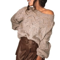 Skpblutn ženski džemperi pulover zimska jesen Casual udobni vrhovi čvrsti svakodnevno se mogu nositi sami