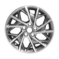 7. Zatvoreno oem aluminijumski aluminijski kotač, obrađeni i tamni ugljen metalik, uklapa se - Hyundai