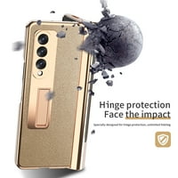 Mantto za Samsung Galaxy Z Fold Case sa zaštitom šarki, udarcem za zaštitu od stakla i kaljenog stakla,
