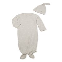 easy-peasy Baby organski Print haljina i šešir Set, 2-komad, novorođenče-mjeseci